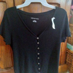 A short black American Eagle top